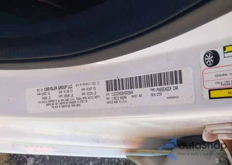 2013 Dodge Avenger Se из США, поврежденный, VIN 1C3CDZAB3DN583540